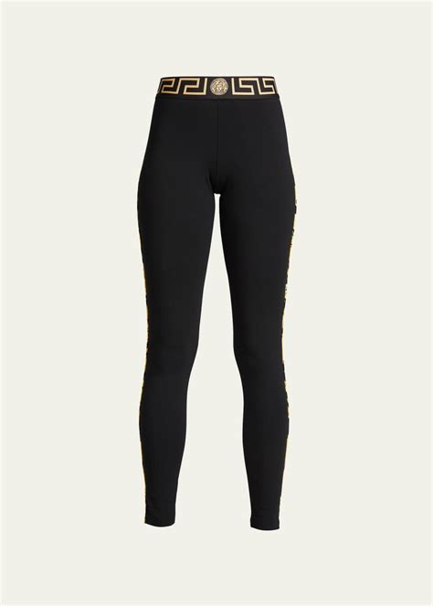 versace leggings for women free shipping|versace greca leggings.